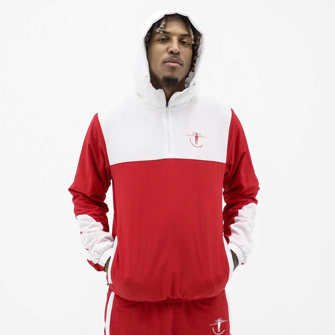 Route Runners Tracksuit Top Red White